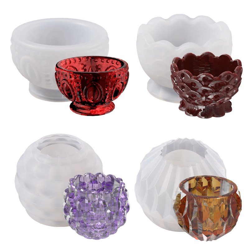 Coaster Mold Round - Scatola di immagazzinaggio rotonda stampo in