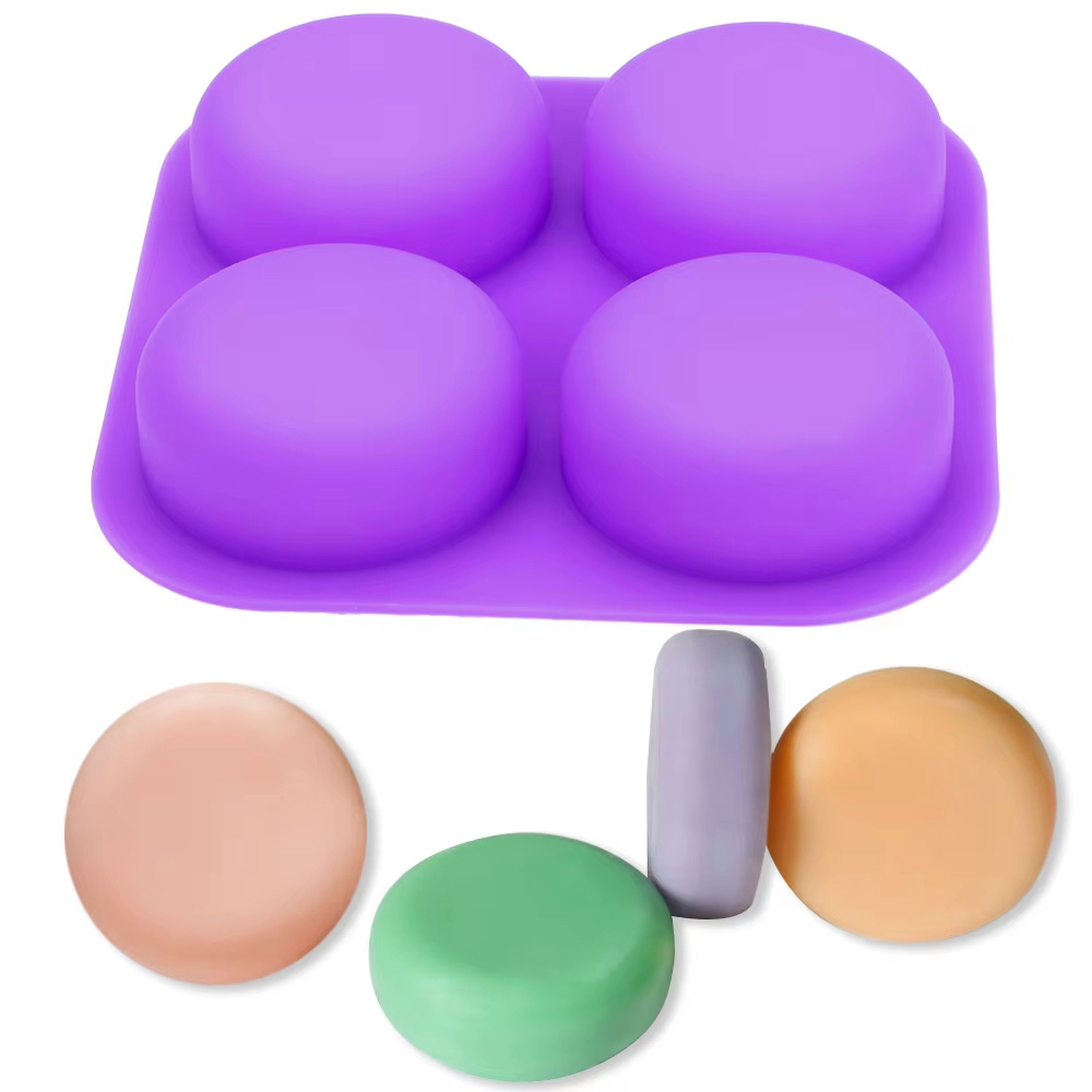 Coaster Mold Round - 1-2 Pezzi Stampi in Silicone Riutilizzabili