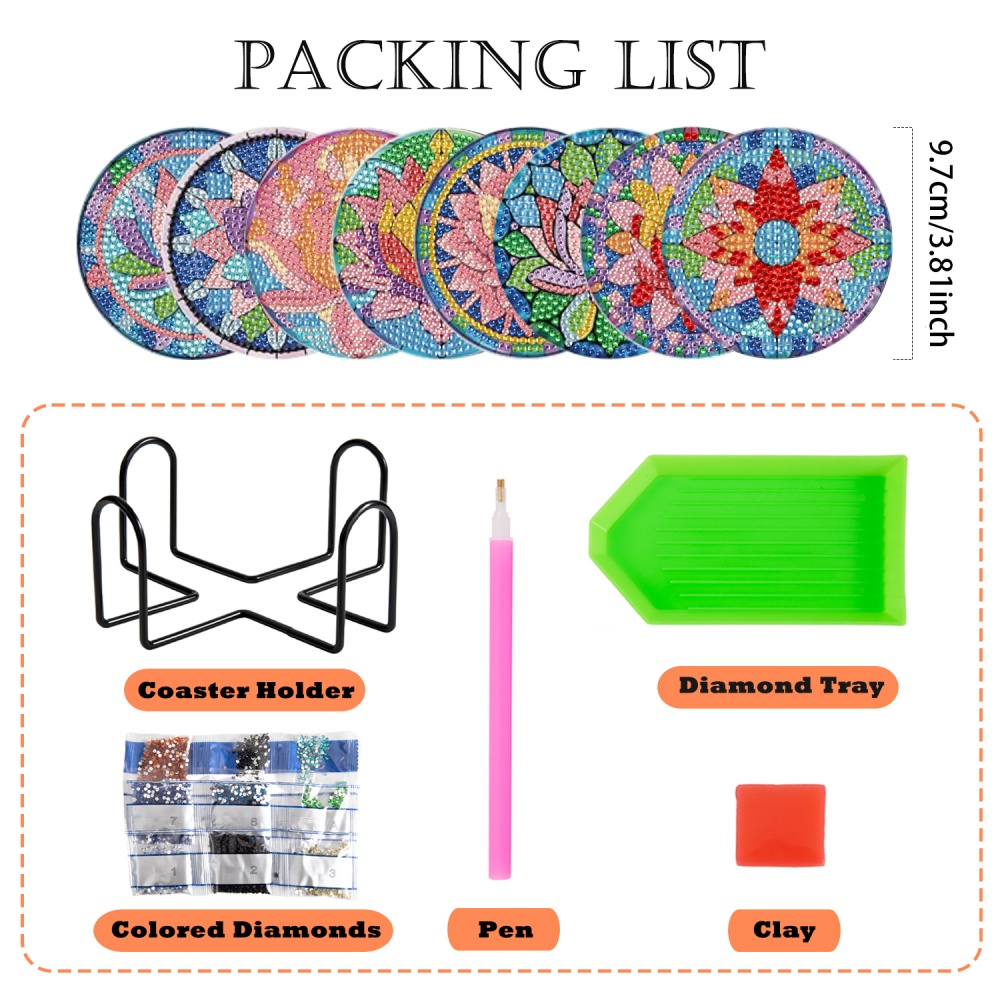 Set da 8 sottobicchieri decora - Resin Craft Kit recensione e prezzo
