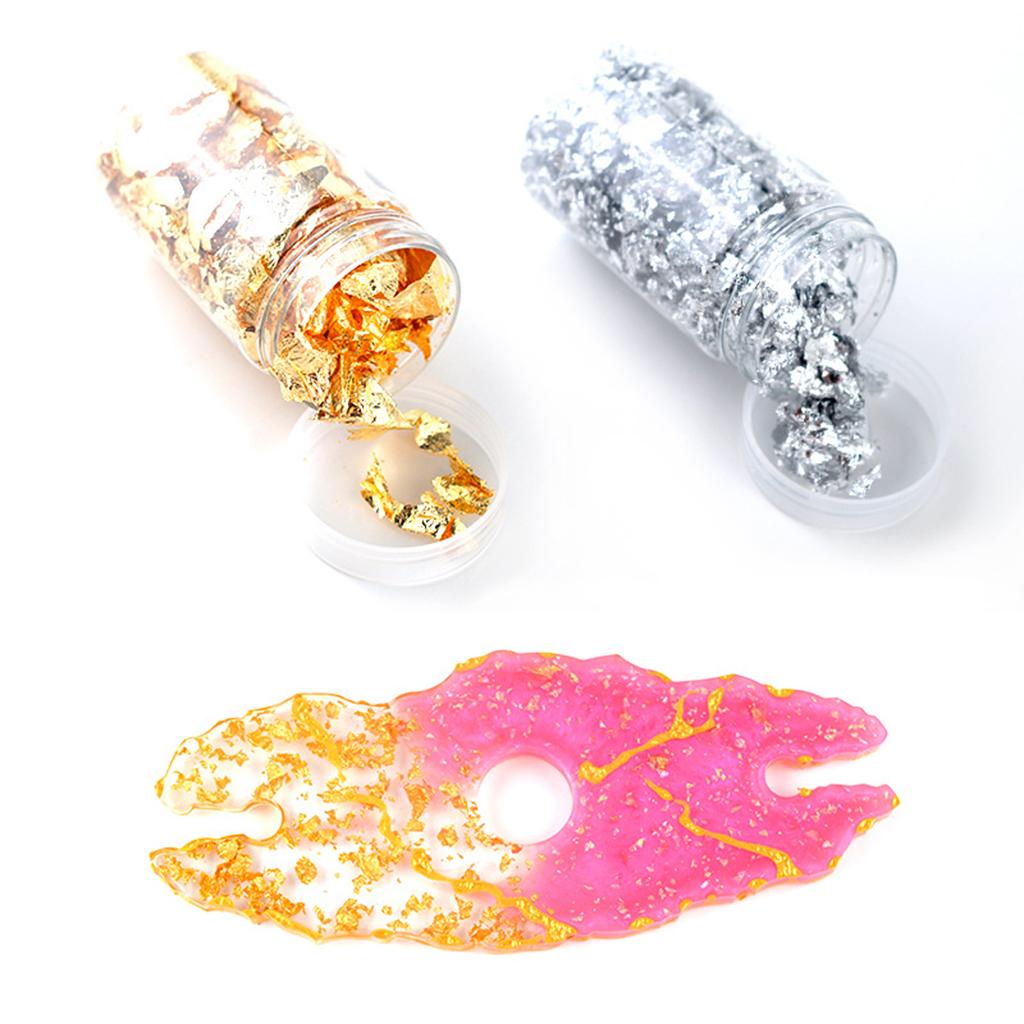 6 Pezzi di Adesivi per Unghie  - Gold Foil Flakes recensione e prezzo
