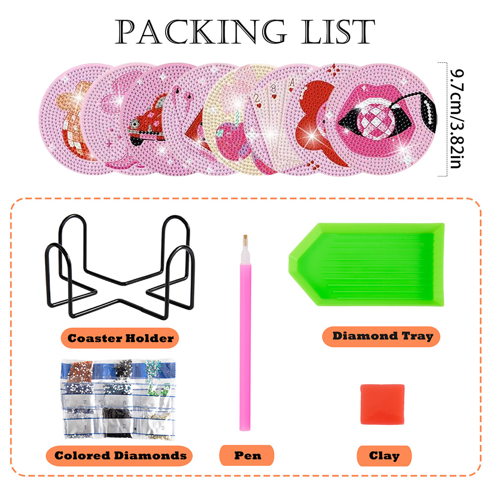 Set da 8 sottobicchieri per pi - Resin Craft Kit recensione e prezzo
